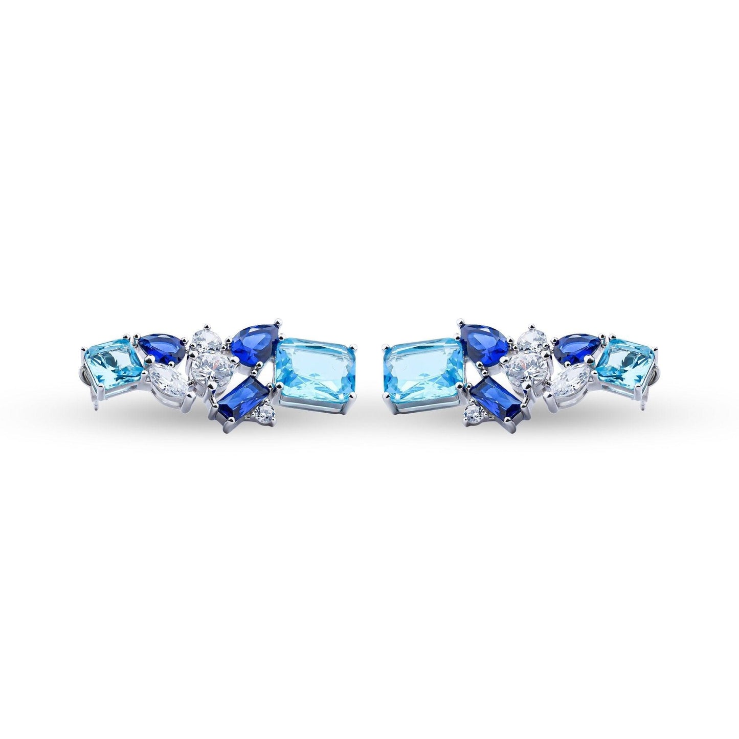 Blue Quartz Earrings - Onyx Oslo