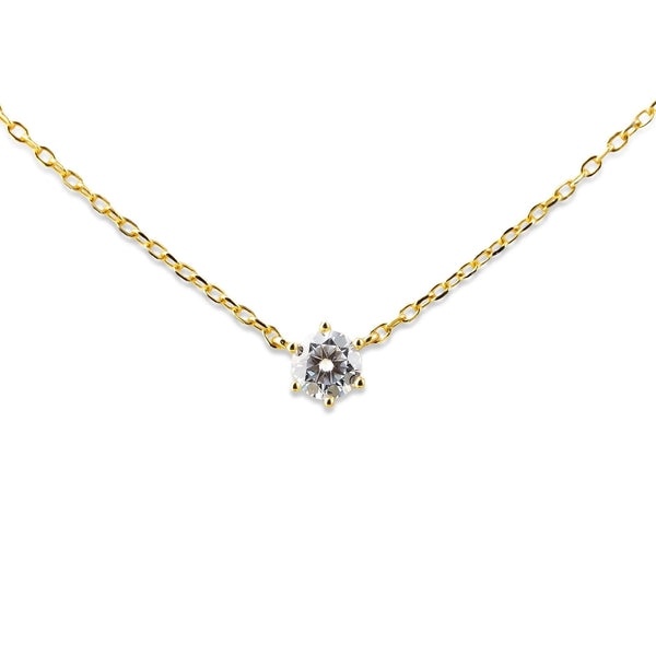 Eksklusivt Exo Diamond Classical Necklace i hvitt gull med diamanter fra Onyx Oslo – luksuriøst smykke til dame