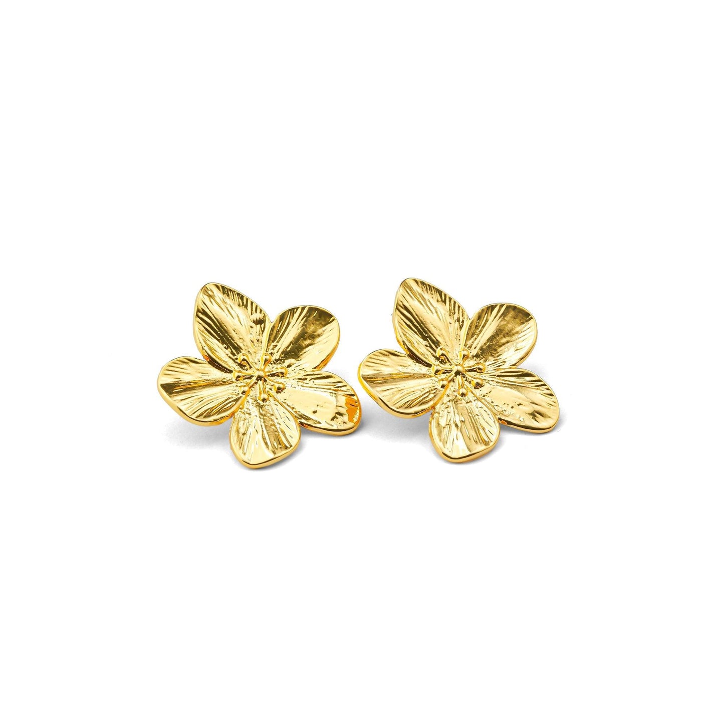 Flower Earrings - Onyx Oslo